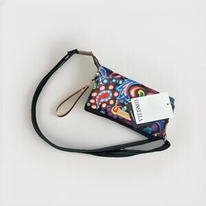 New With Tags Consuela Uptown Crossbody Purse In Mack Pattern Embroidered